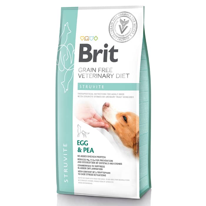 Brit Veterinary Diet Struvite veterinārā suņu barība urīnceļiem 2 kg